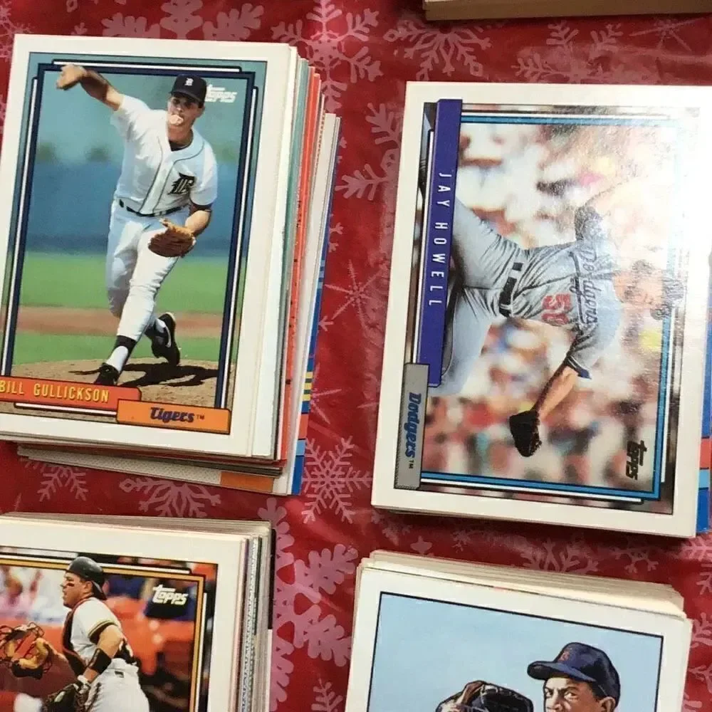 Baseball cards somewhere near 600 give or take a few